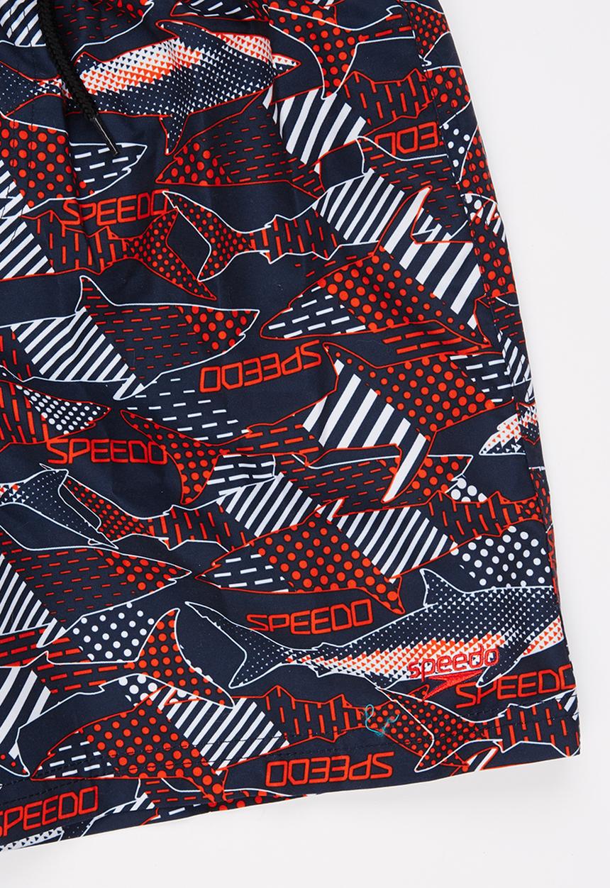 SPEEDO - Print Leisure 15 Watershorts Navy