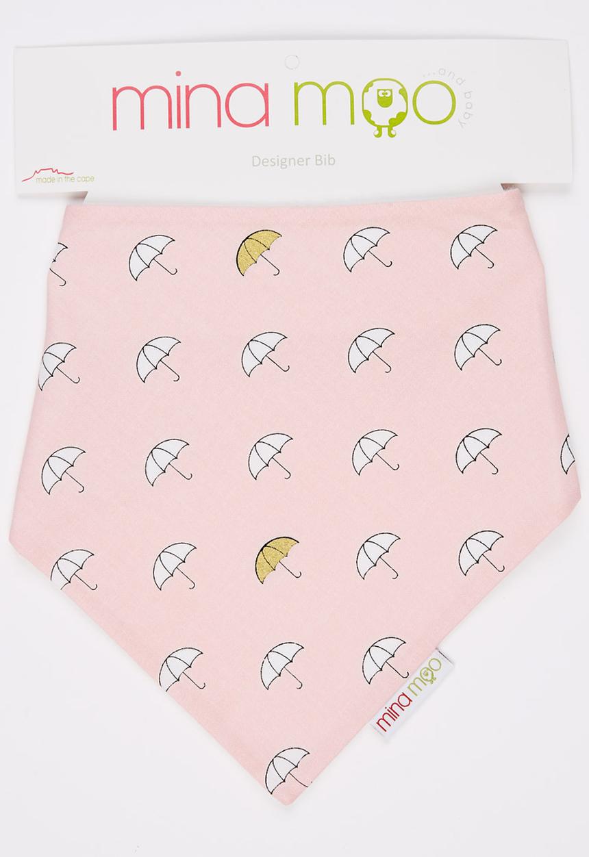 Mina Moo - Umbrella Bib Mid Pink