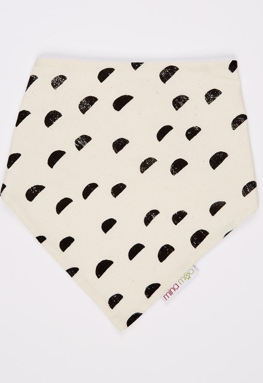 Mina Moo - Moon Print Bib Cream