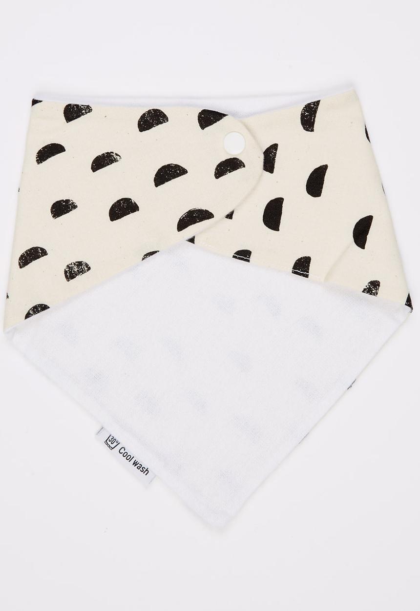 Mina Moo - Moon Print Bib Cream