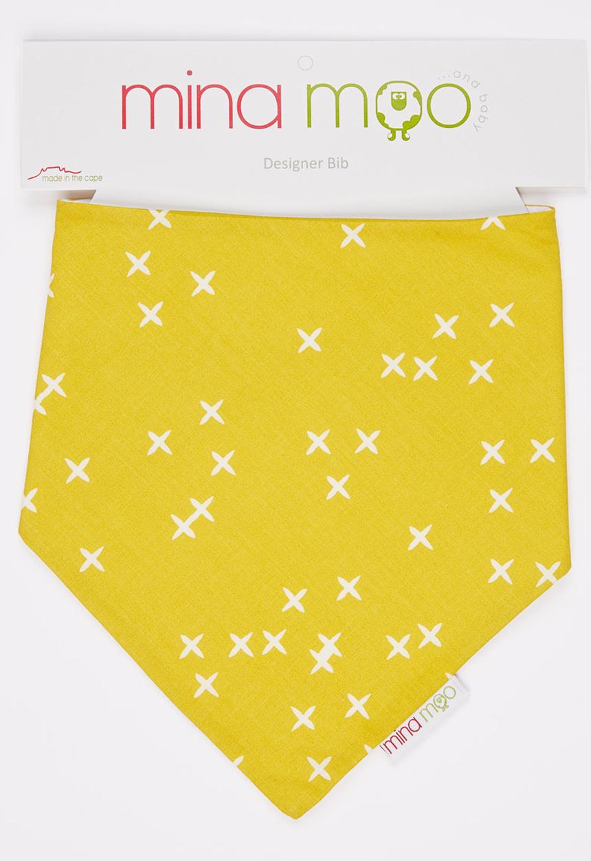Mina Moo - Starcross Bib Yellow and White