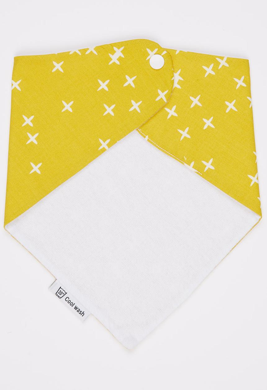 Mina Moo - Starcross Bib Yellow and White