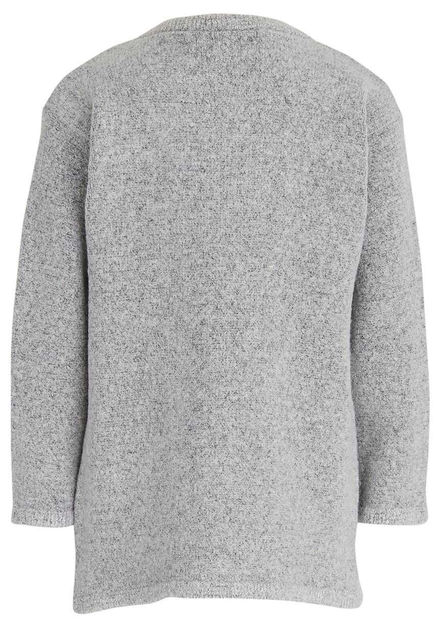 See-Saw - Fluffy Cardigan Pale Grey