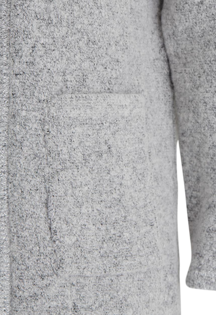 See-Saw - Fluffy Cardigan Pale Grey