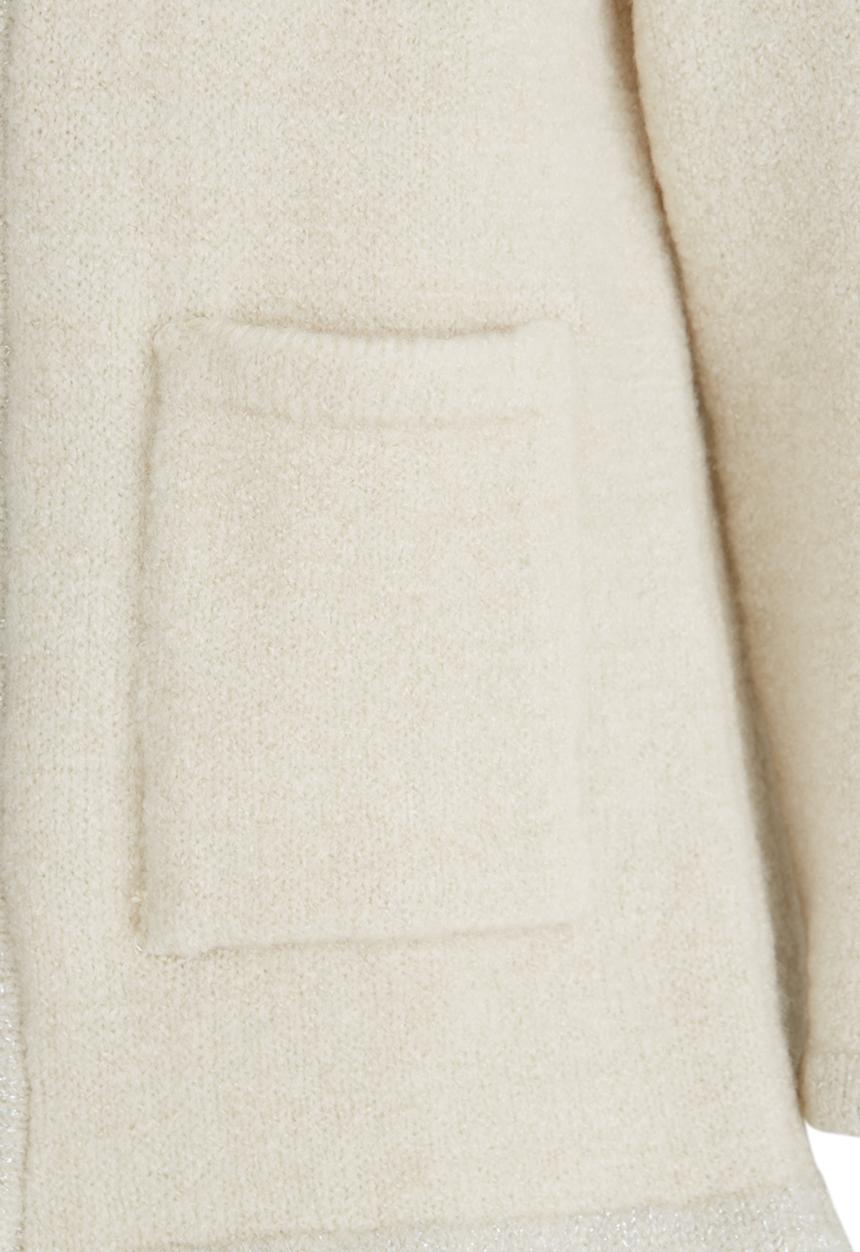 See-Saw - Fluffy Cardigan Milk