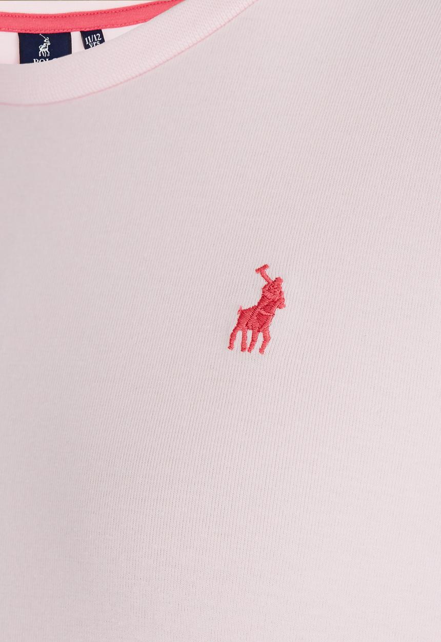 POLO - Chloe Pony Tee Pale Pink