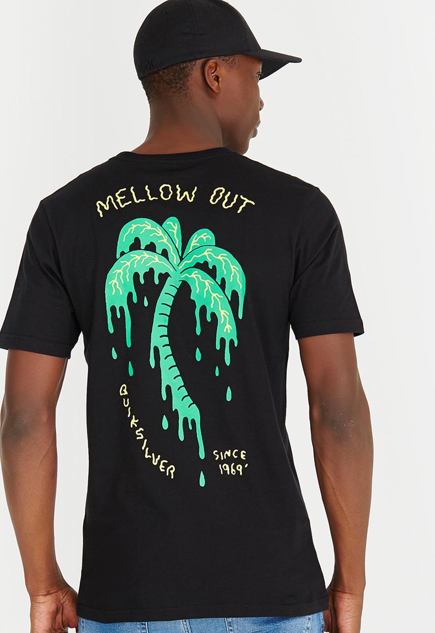 Quiksilver - Printed Fashion Fit Ctton Tee Black
