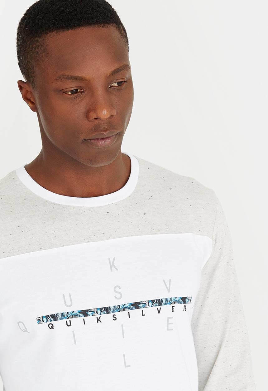 Quiksilver - Printed Fashion Fit Tee White