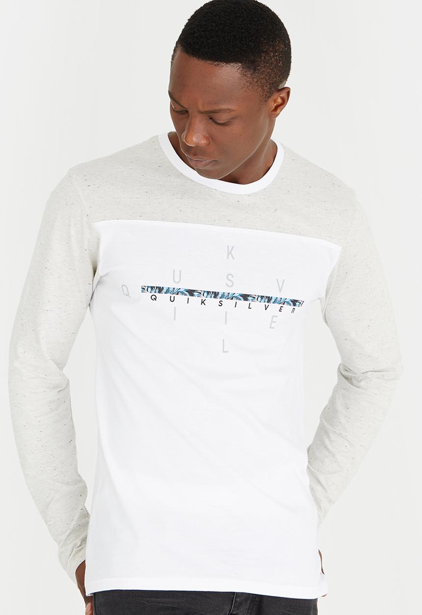 Quiksilver - Printed Fashion Fit Tee White