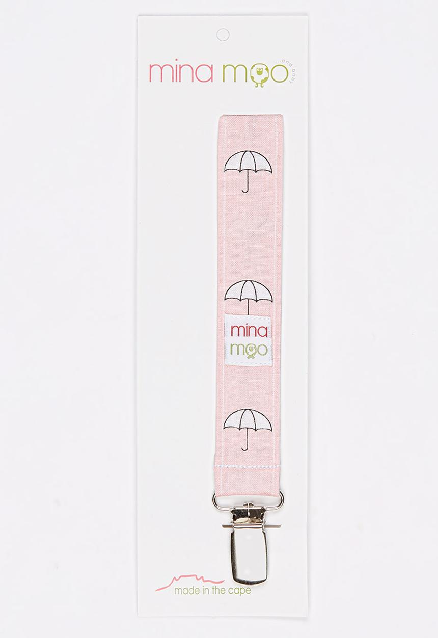 Mina Moo - Umbrella bib Mid Pink