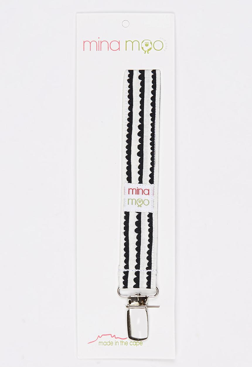 Mina Moo - Mini Hedges Dummy Clip Black and White