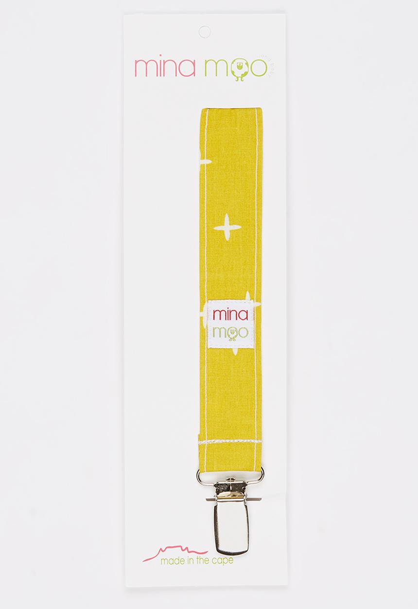 Mina Moo - Starcross Dummy Clip Yellow and White