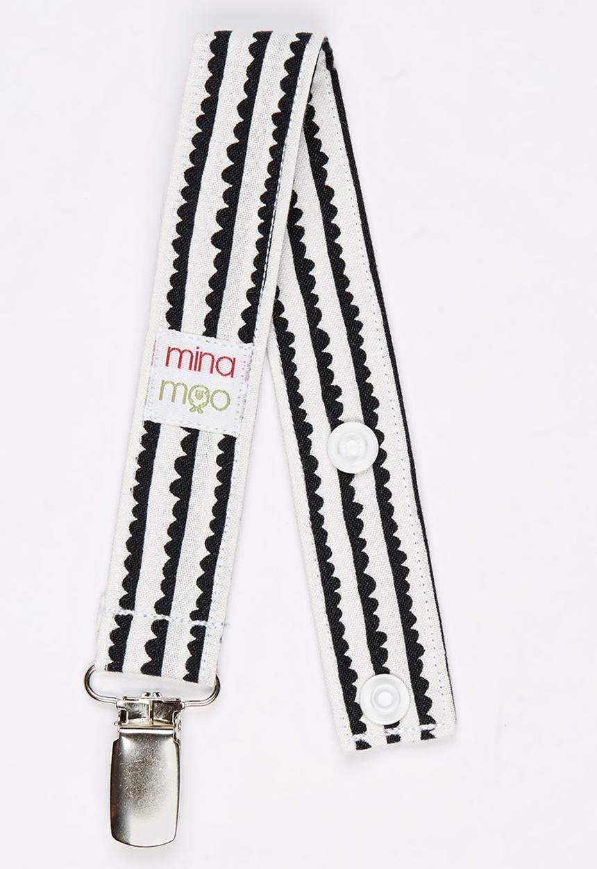 Mina Moo - Mini Hedges Dummy Clip Black and White