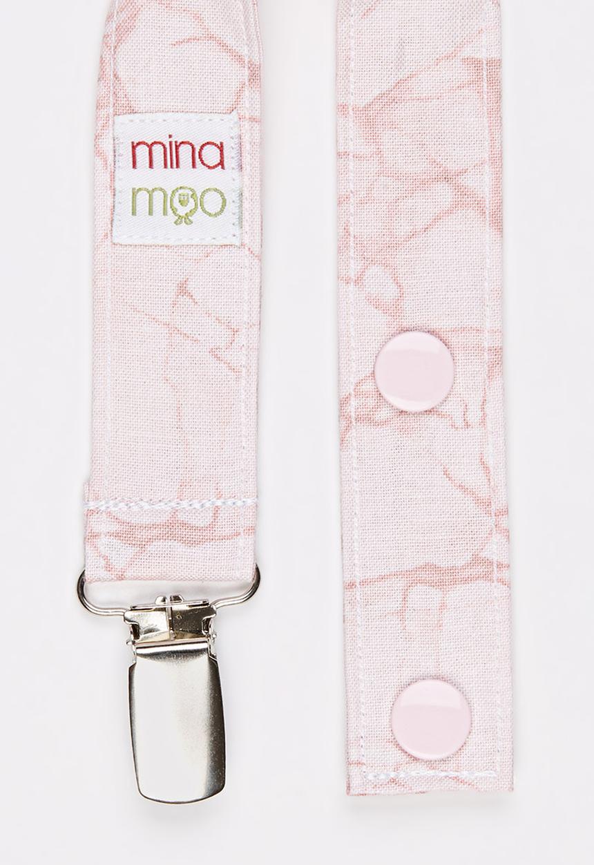 Mina Moo - Rose Marble Dummy Clip Mid Pink