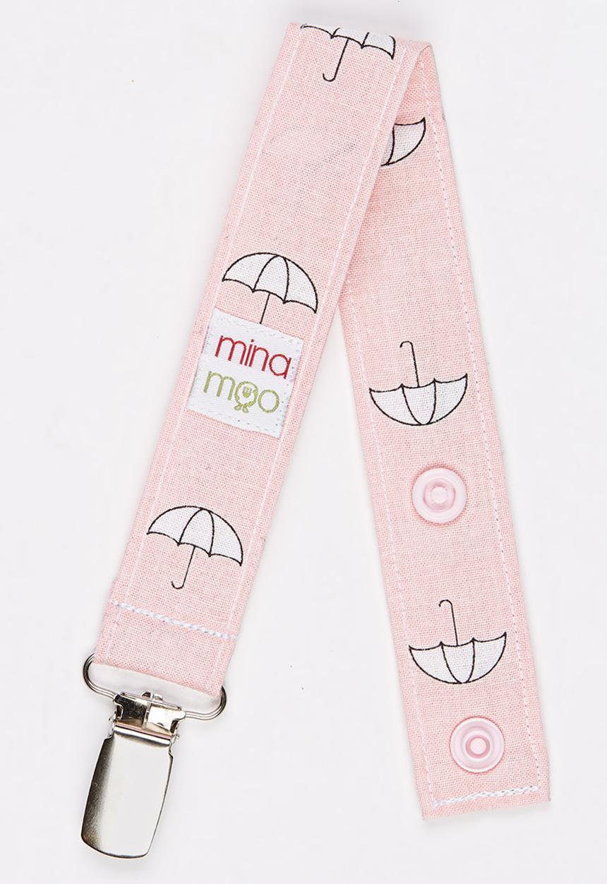 Mina Moo - Umbrella bib Mid Pink