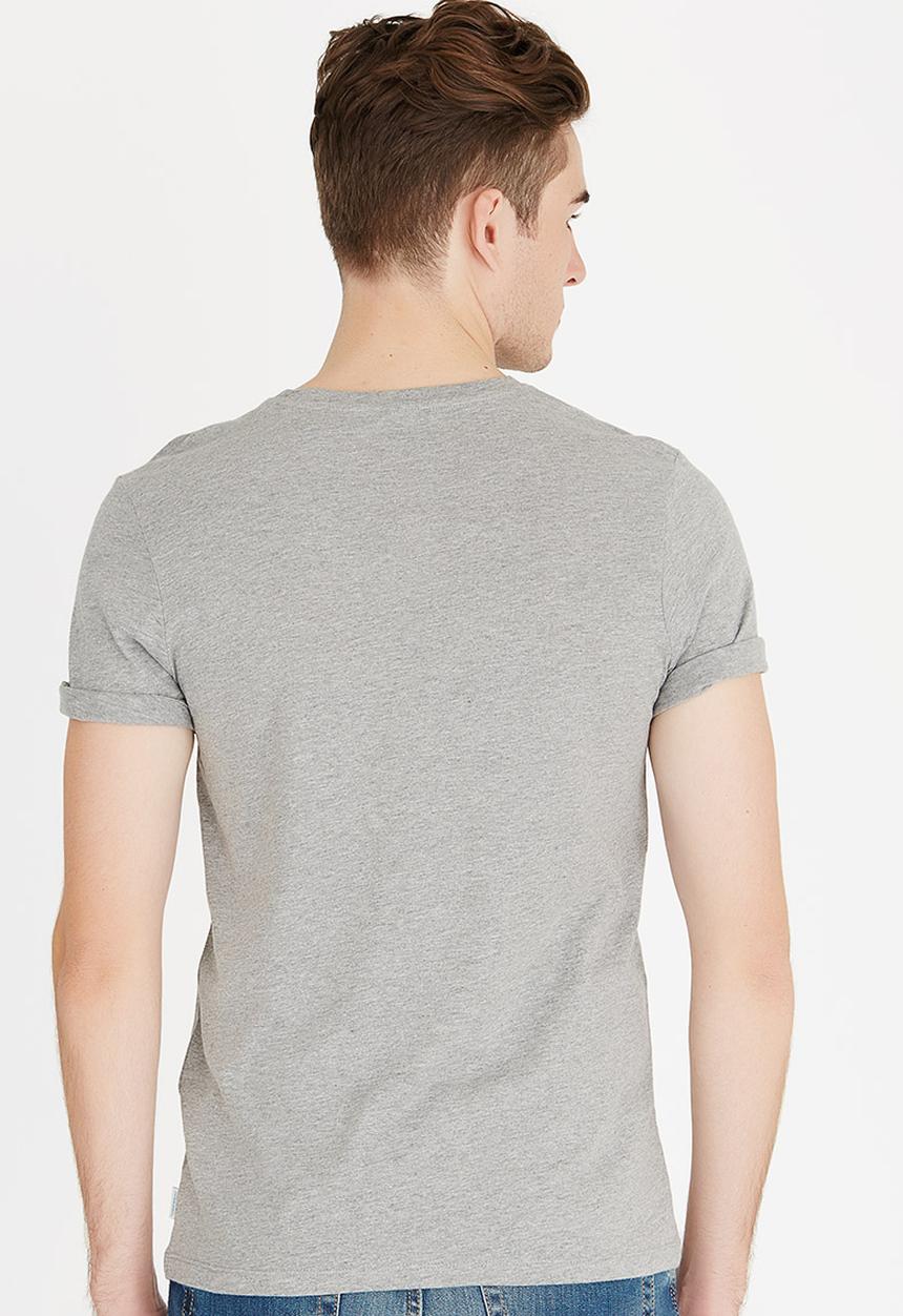 Jack & Jones - Newport Crew Neck Tee Grey Melange