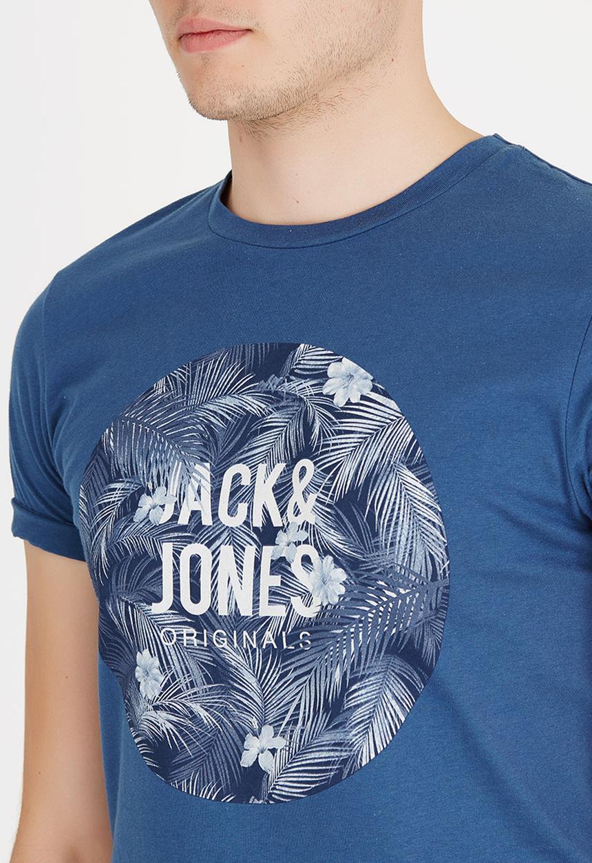 Jack & Jones - Newport Crew Neck Tee Blue