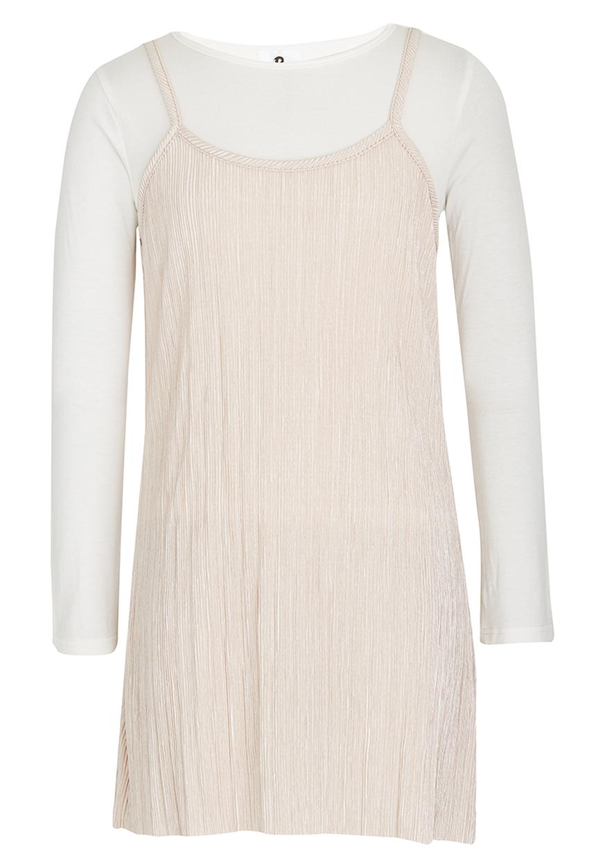 Rebel Republic - Layering Slip Dress Stone