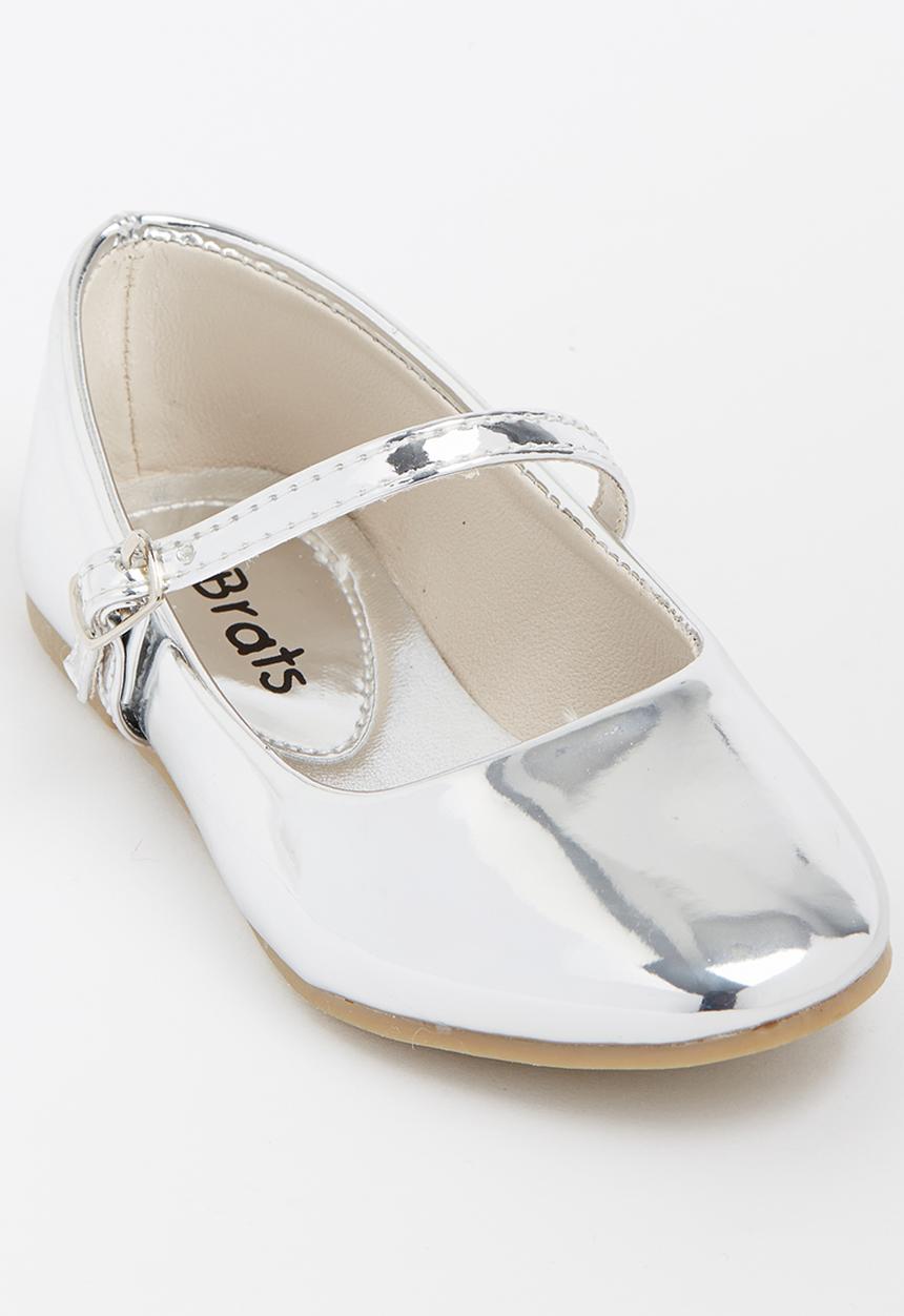 Jumbo - Girls Metalic Pump Silver