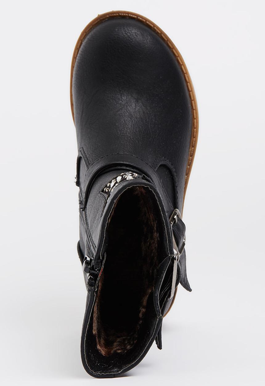 Footwork - Boot with Star & Buckle detail Black
