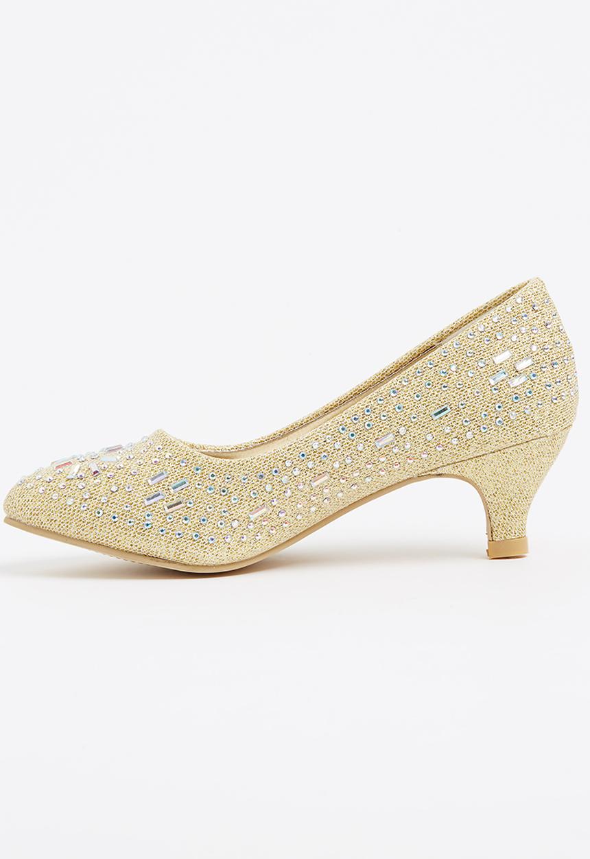 Jumbo - Girls Kitten Heel Gold