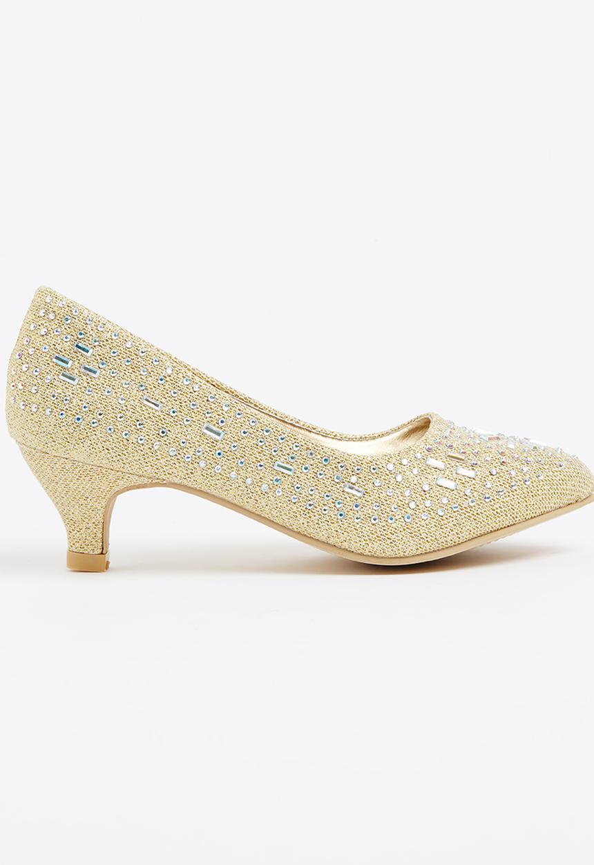 Jumbo - Girls Kitten Heel Gold