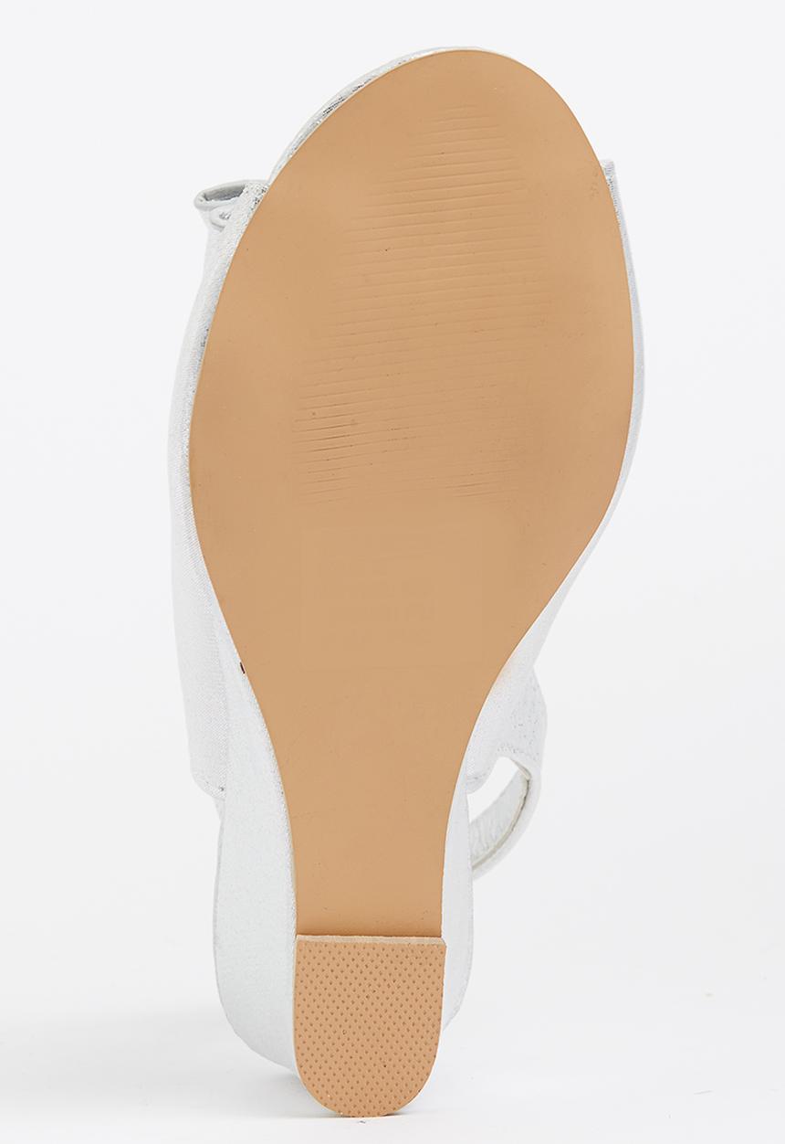 Jumbo - Girls Peep Toe Silver