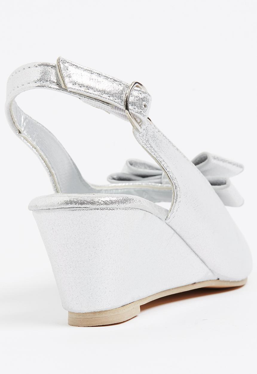 Jumbo - Girls Peep Toe Silver