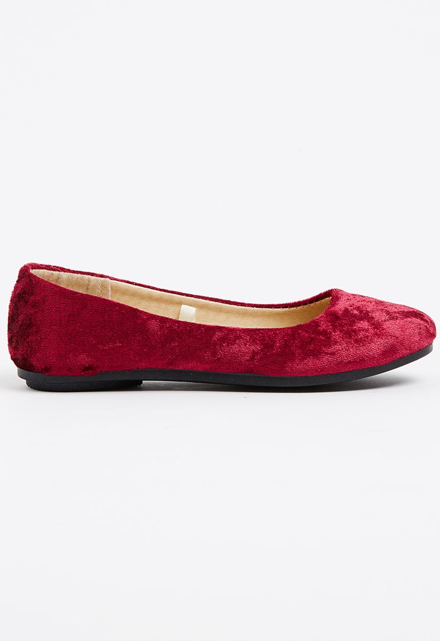 Jumbo - Girls Suede Pump Maroon