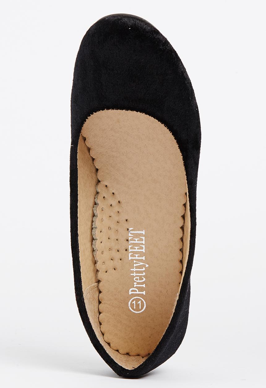 Jumbo - Girls Suede Pump Black