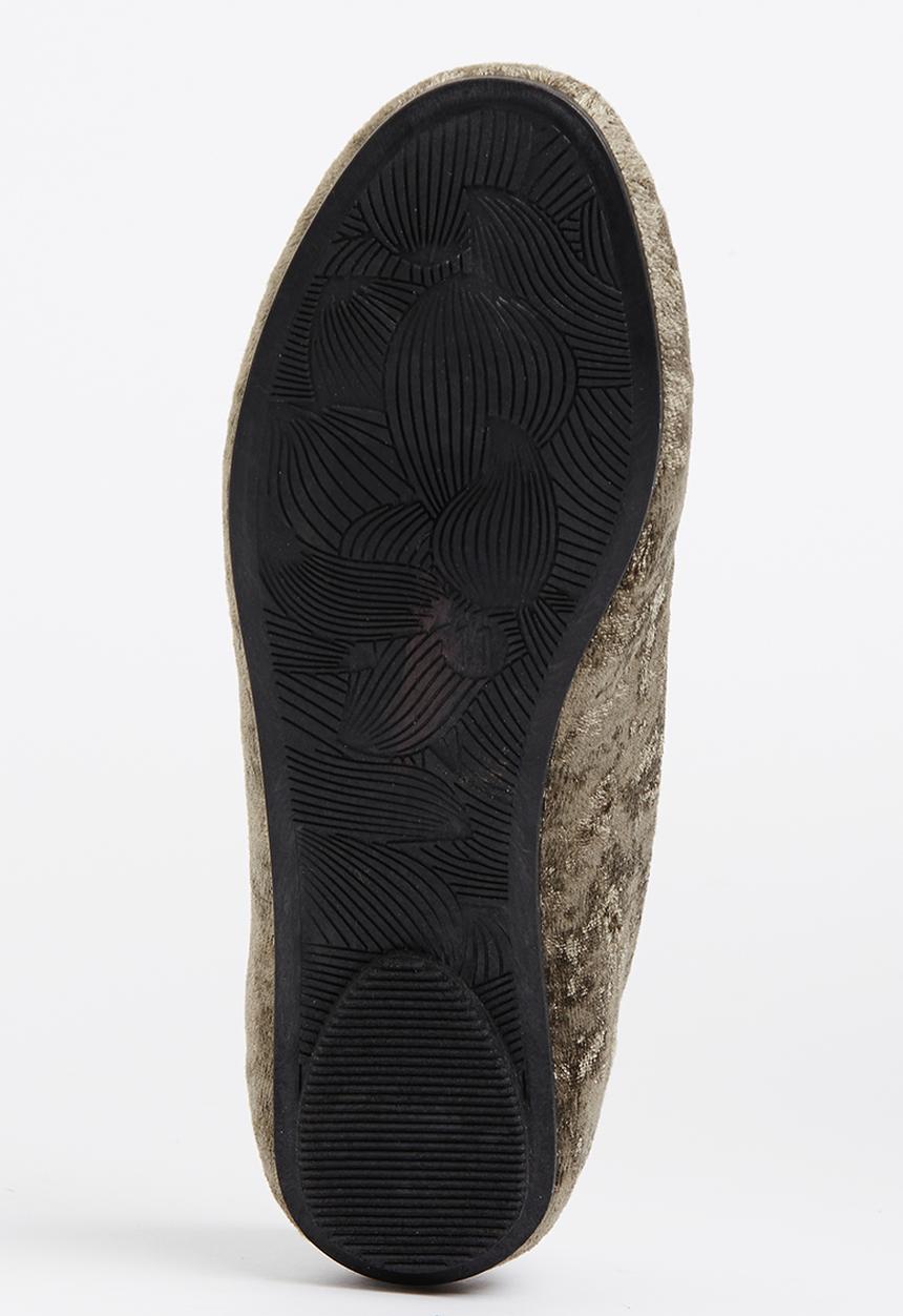 Jumbo - Girls Suede Pump Khaki Green