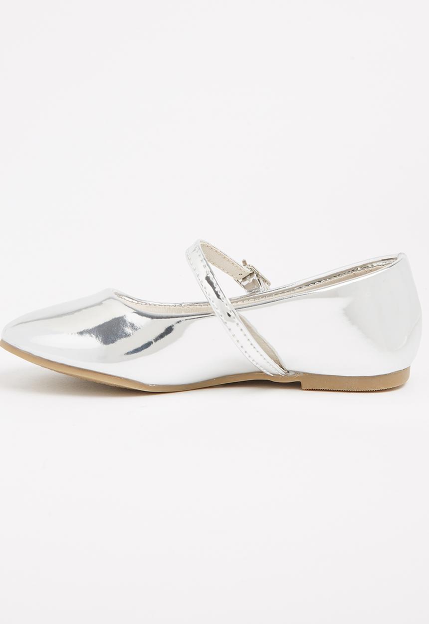 Jumbo - Girls Metalic Pump Silver