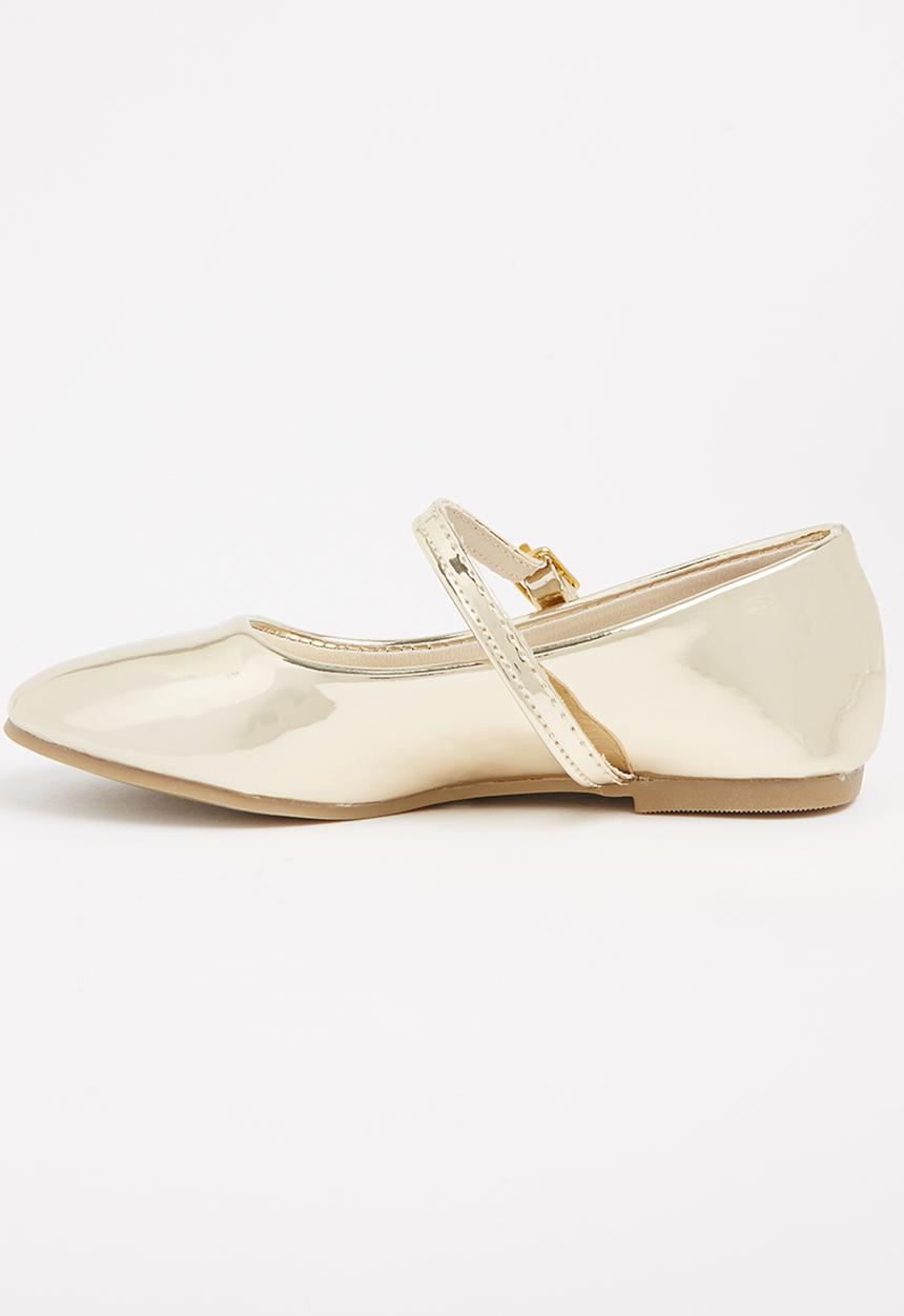 Jumbo - Girls Metalic Pump Gold