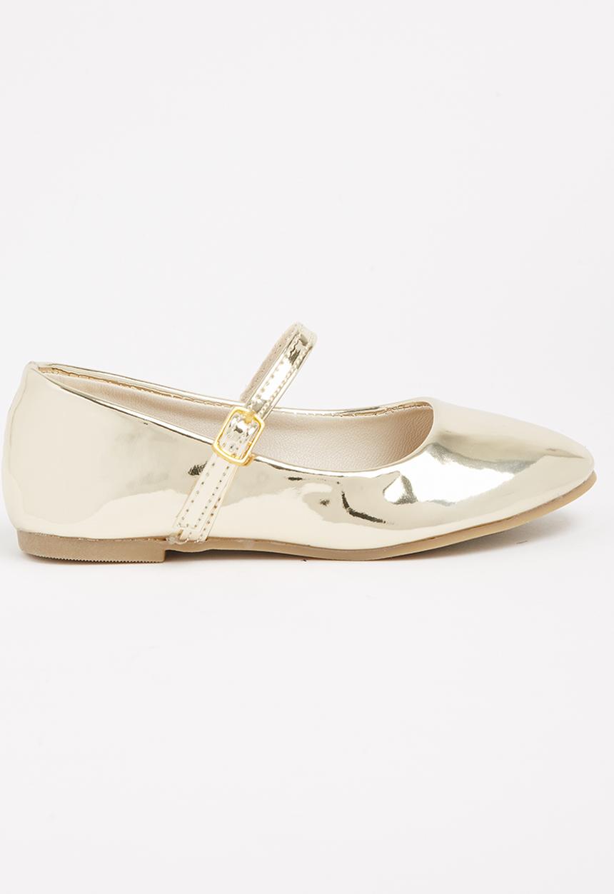 Jumbo - Girls Metalic Pump Gold