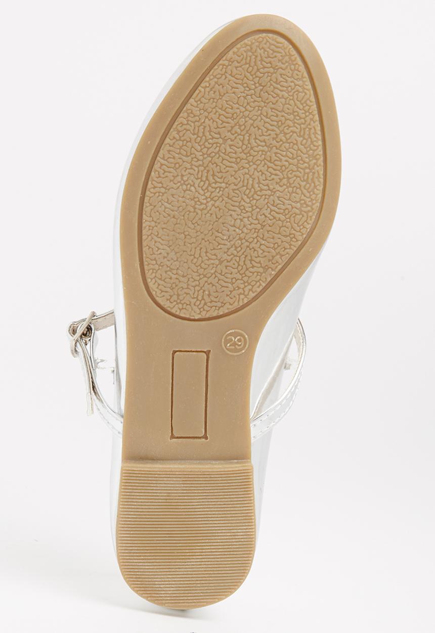 Jumbo - Girls Metalic Pump Silver