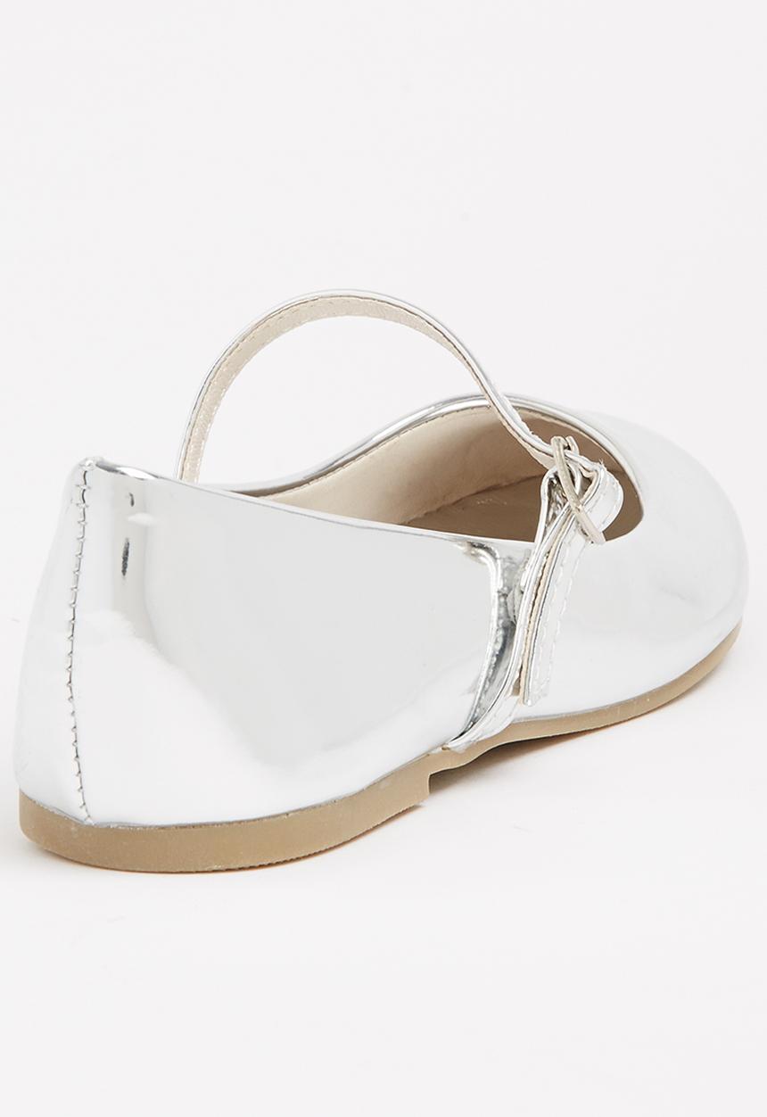 Jumbo - Girls Metalic Pump Silver