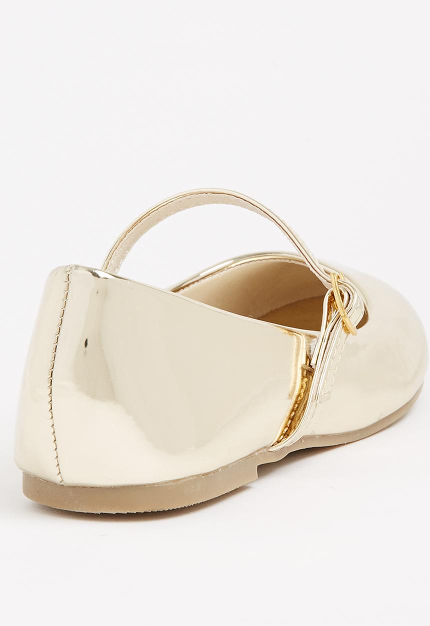 Jumbo - Girls Metalic Pump Gold