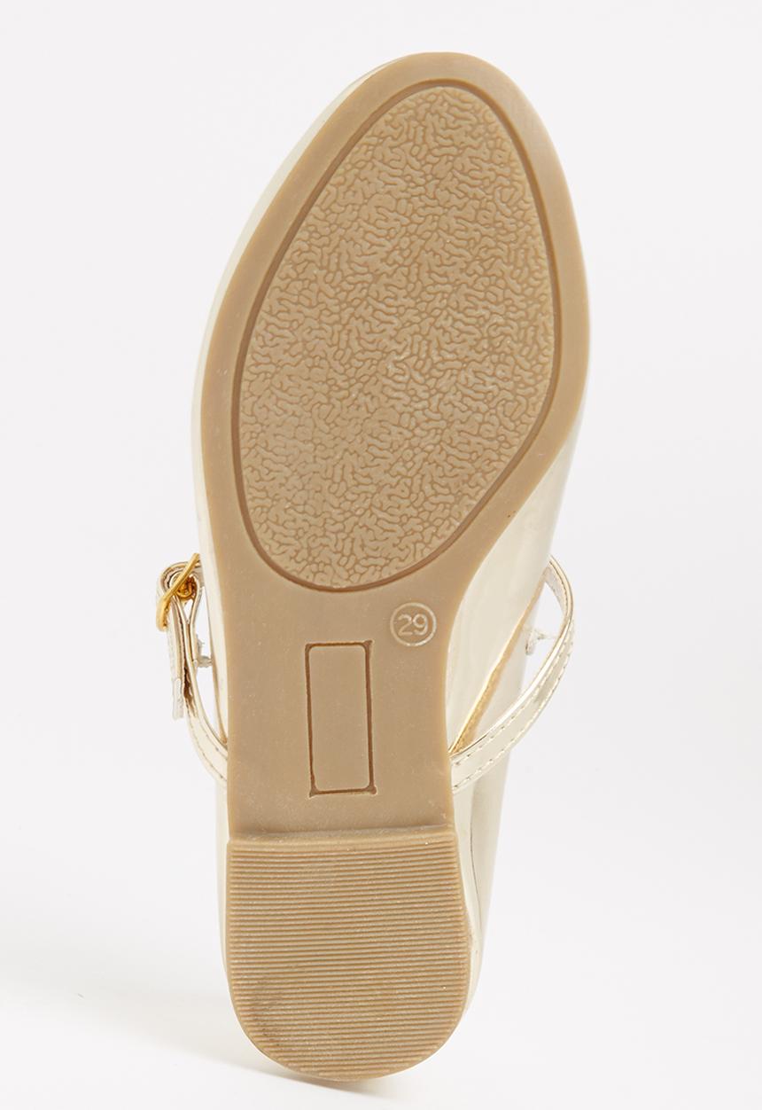 Jumbo - Girls Metalic Pump Gold