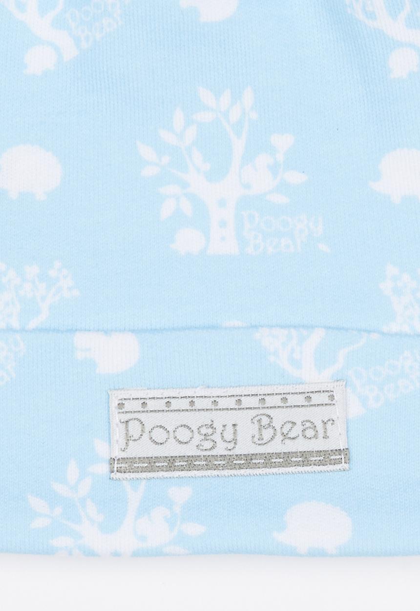 Poogy Bear - Woodlands Top Knot Beanie Blue