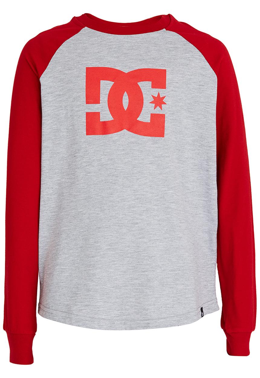 DC - Star Standard  Long Sleeve Boys   Tee Grey