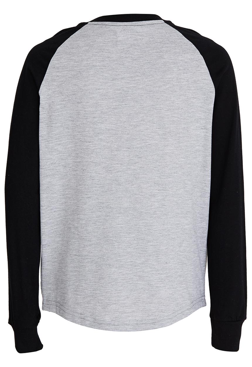 DC - Built Up  Boys Long Sleeve Tee Grey