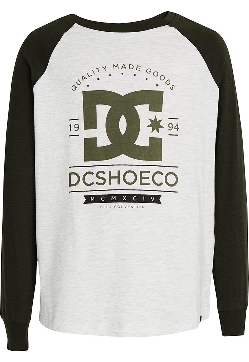 DC - Glorious Past  Raglan  Long Sleeve Boys Tee White