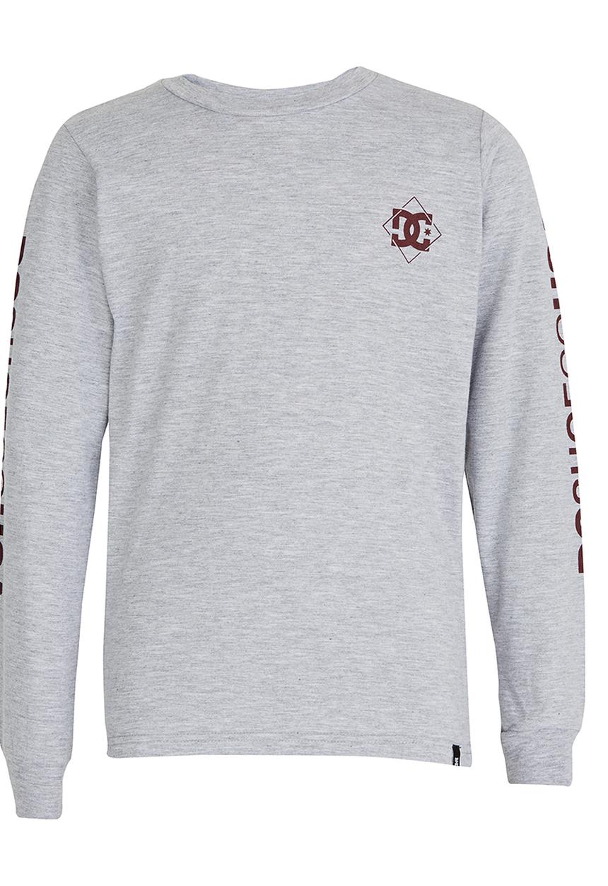 DC - Block Star Boys Long Sleeve Tee  Grey