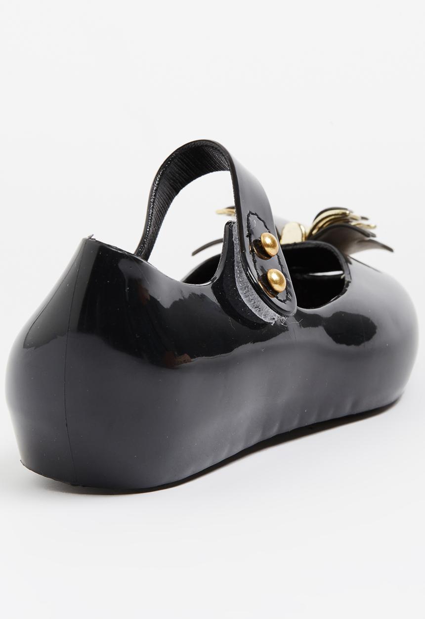 Pop Candy - Butterfly Detail Pumps Black