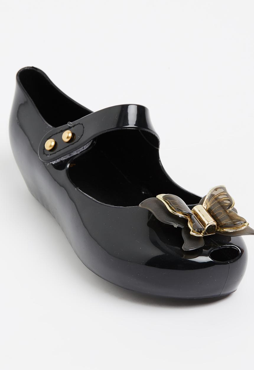 Pop Candy - Butterfly Detail Pumps Black