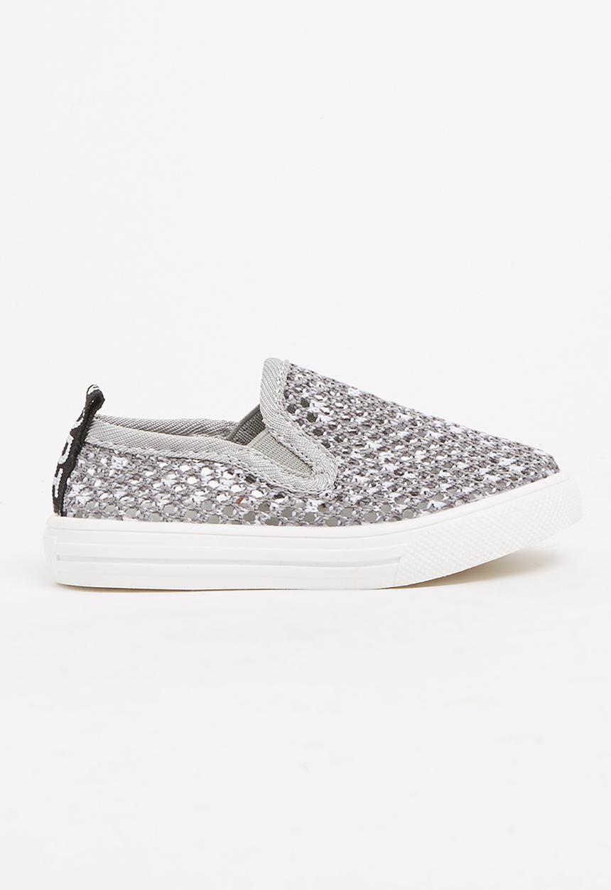 Pop Candy - Mesh Loafers Grey