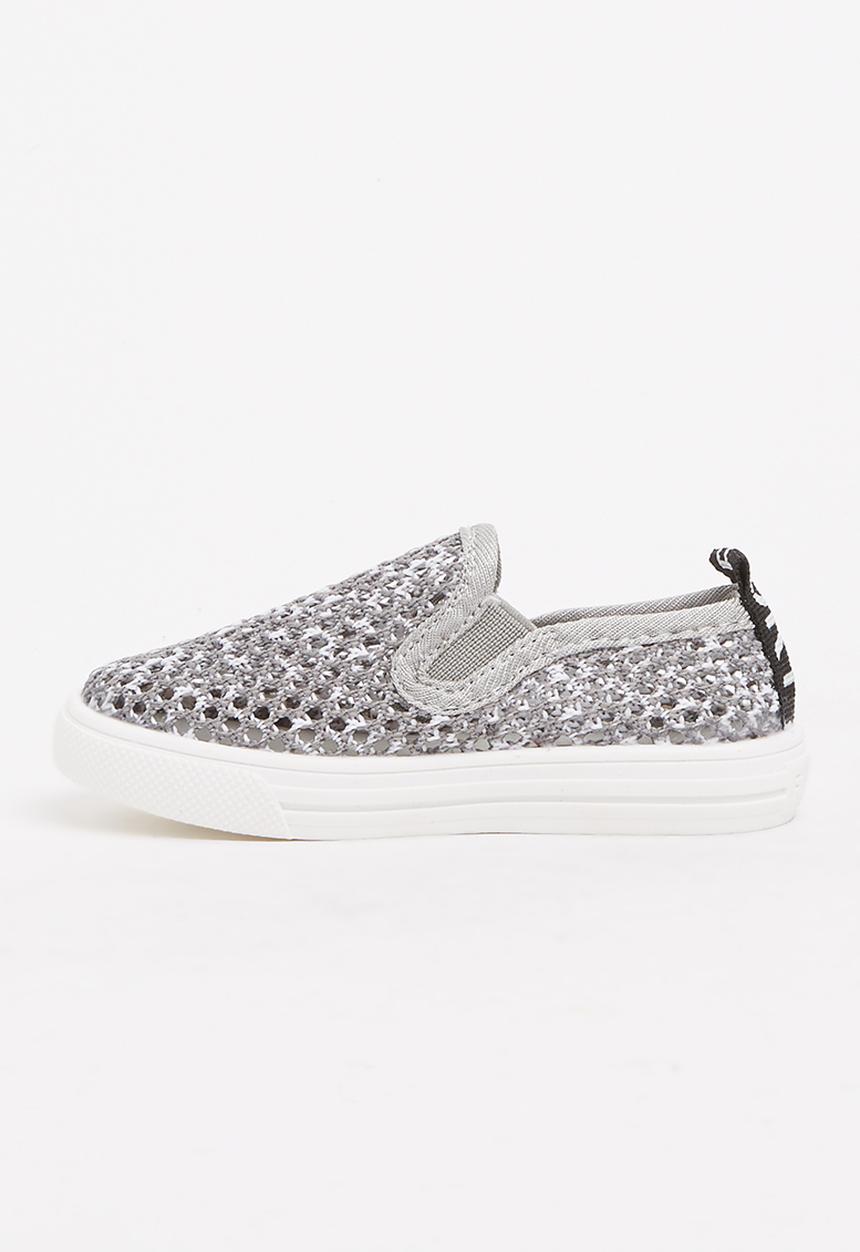 Pop Candy - Mesh Loafers Grey
