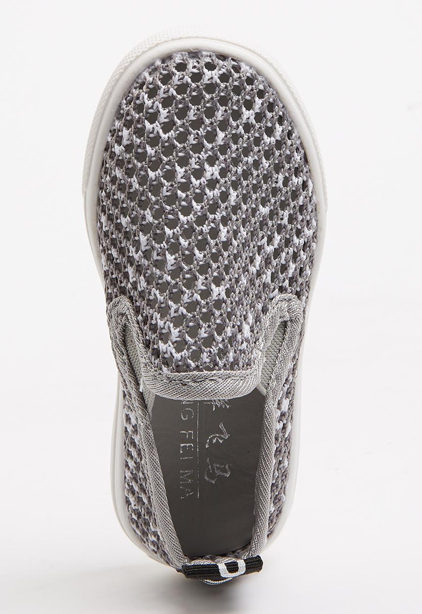 Pop Candy - Mesh Loafers Grey