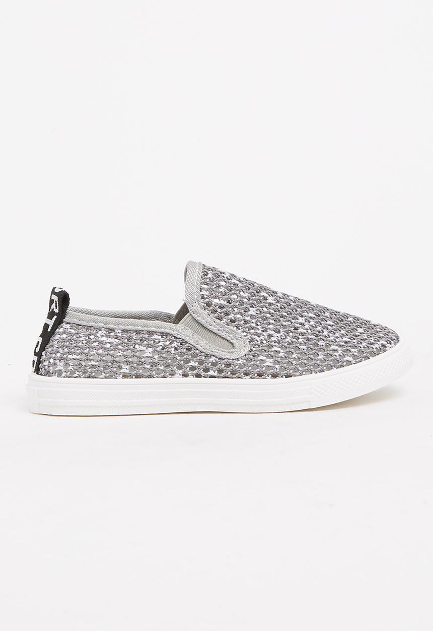 Pop Candy - Mesh Loafers Grey