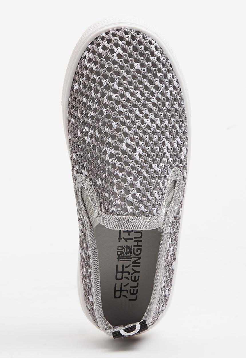 Pop Candy - Mesh Loafers Grey